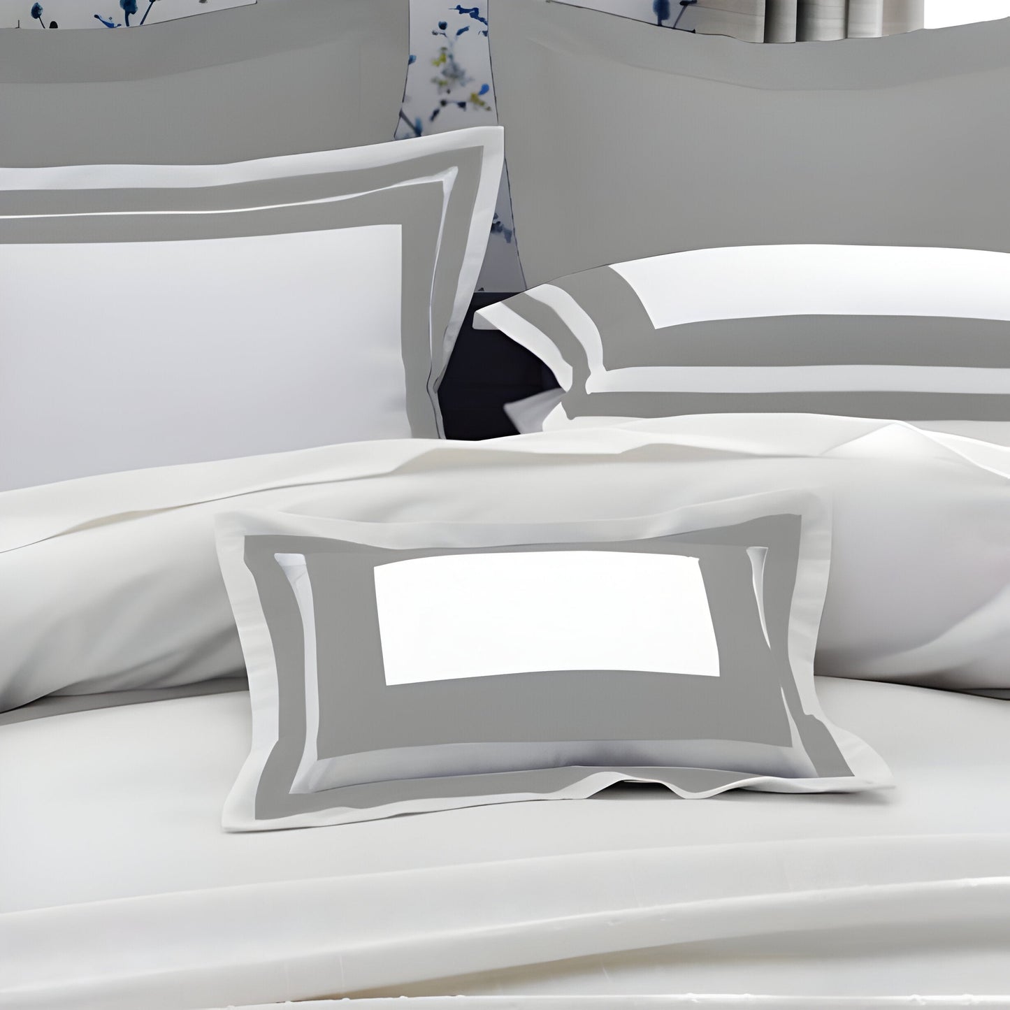400TC Cotton Sateen Double Border Frame Duvet Cover Set