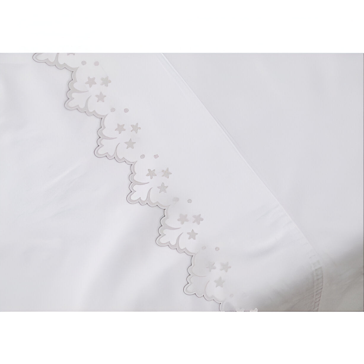 Elegant Flower Embroidered Duvet Cover Set
