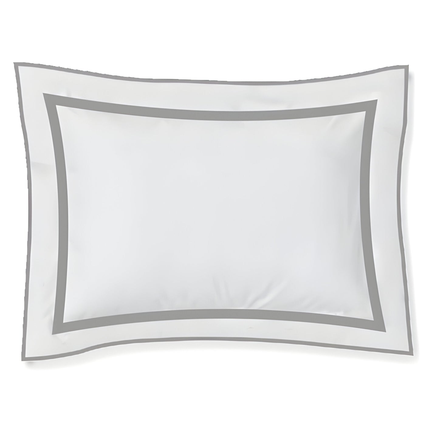 400TC Embroidery & Border Cotton Sateen Solid Duvet Cover Set