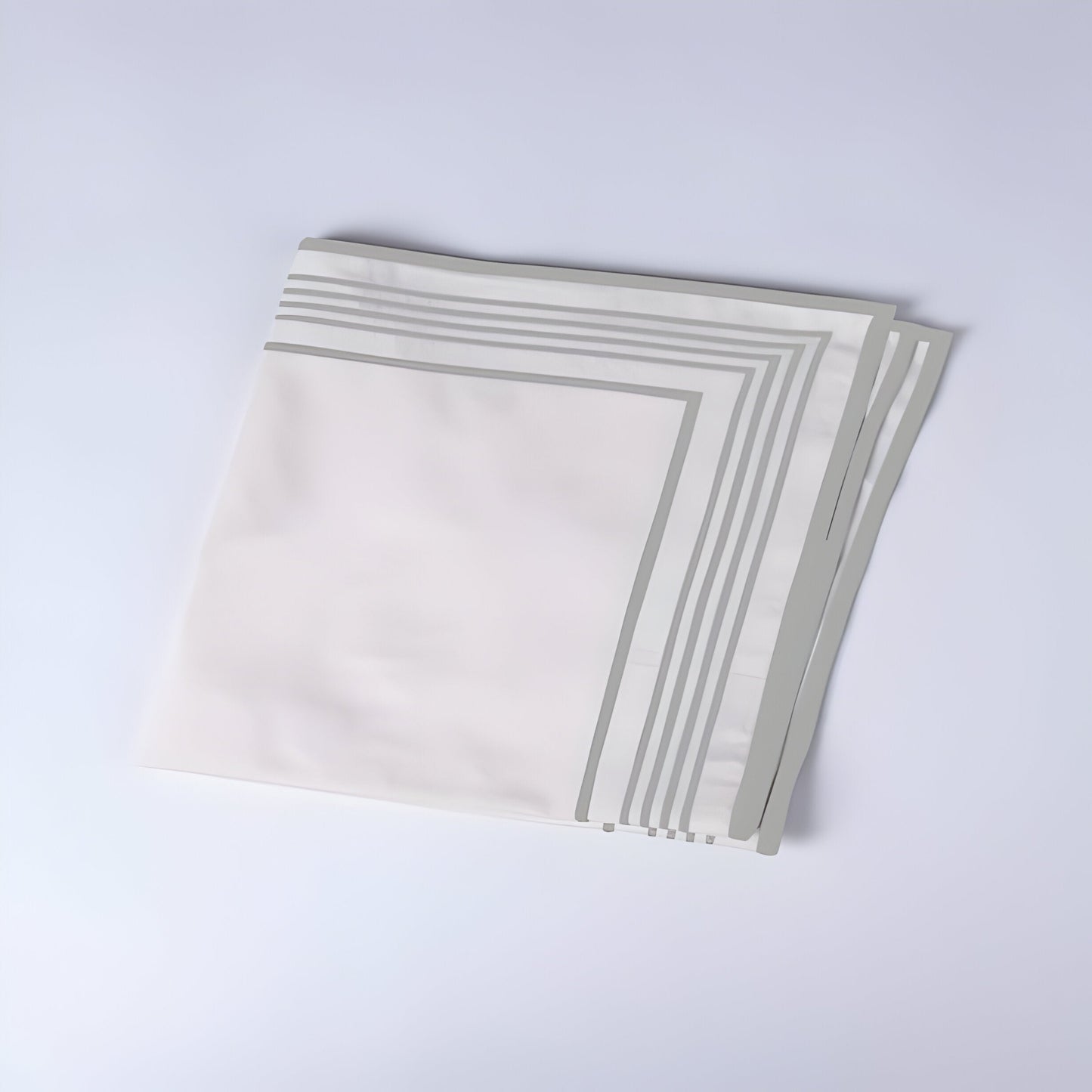 Smart Border 400TC Cotton Embroidery Sateen Solid Duvet Cover Set