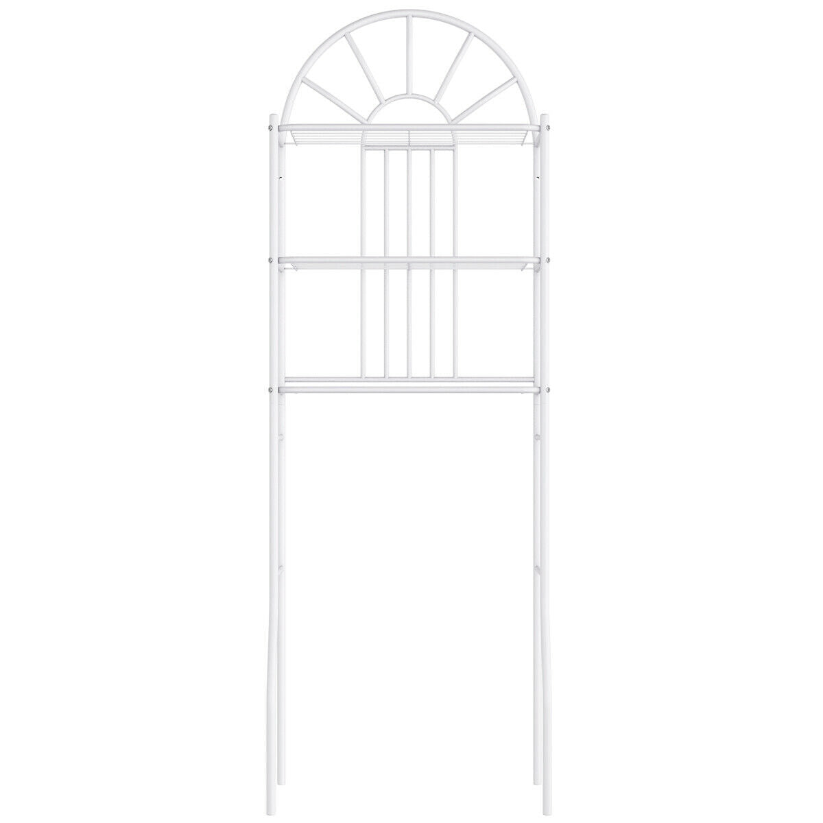 3-Tier Bathroom Rack Over-the-Toilet Storage Rack with 3 Shelves