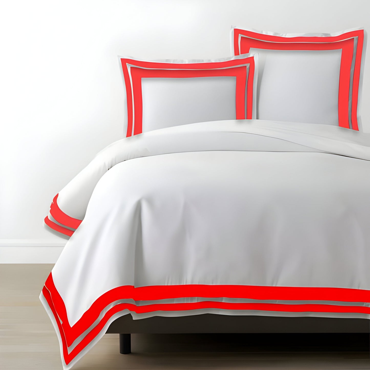 400TC Cotton Sateen Double Border Frame Duvet Cover Set