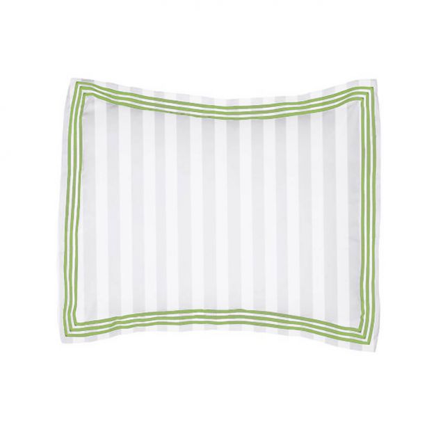 400TC Cotton Sateen Triple Edge Embroidery Stripe Duvet Cover Set