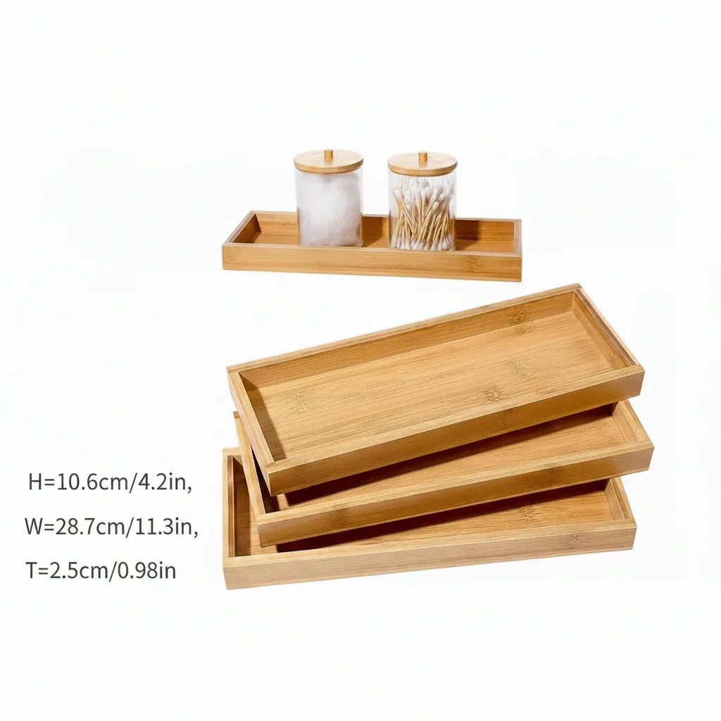 Serving Tray - Organizer White Bathroom