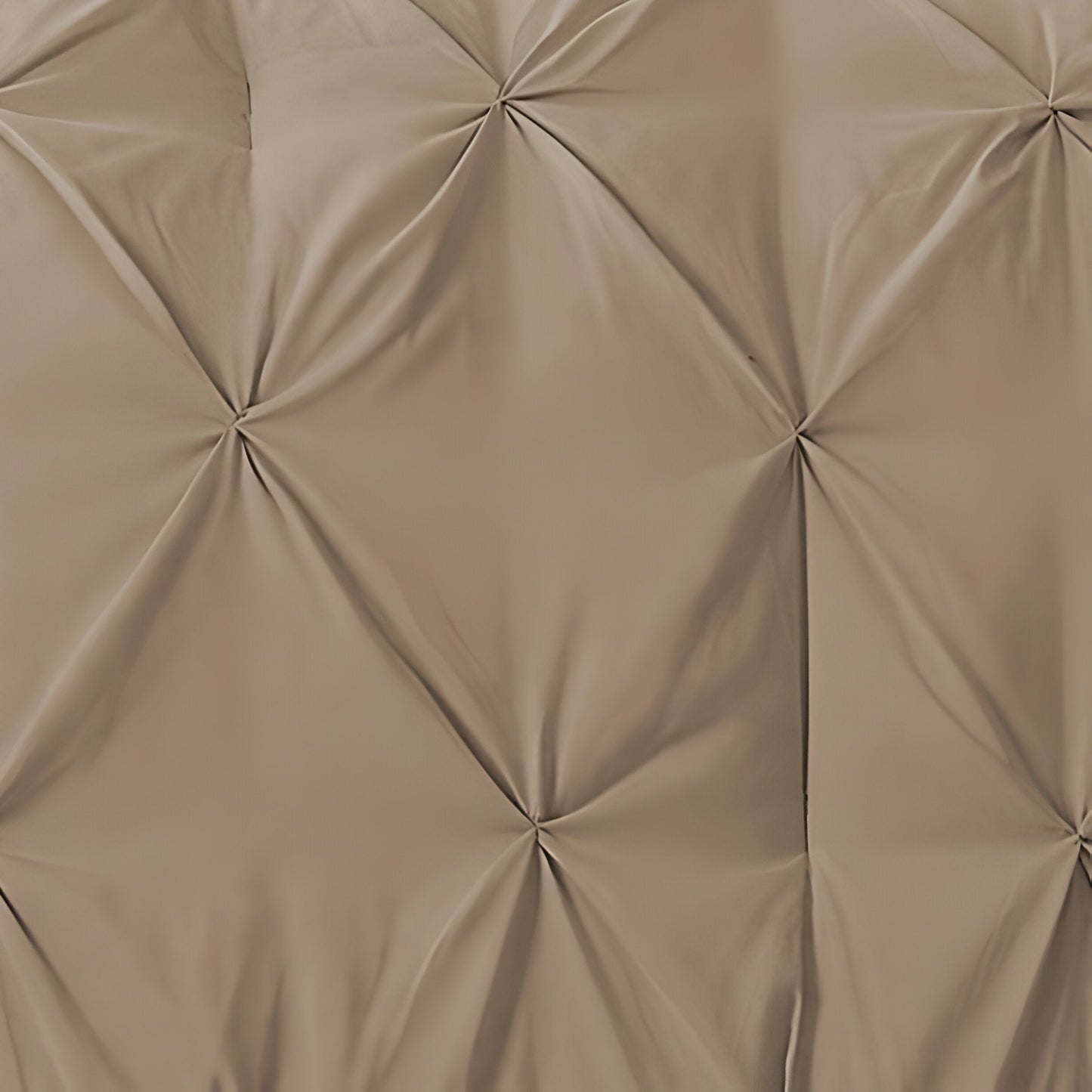 400TC Cotton Pintuck Sateen Solid Duvet Cover Set