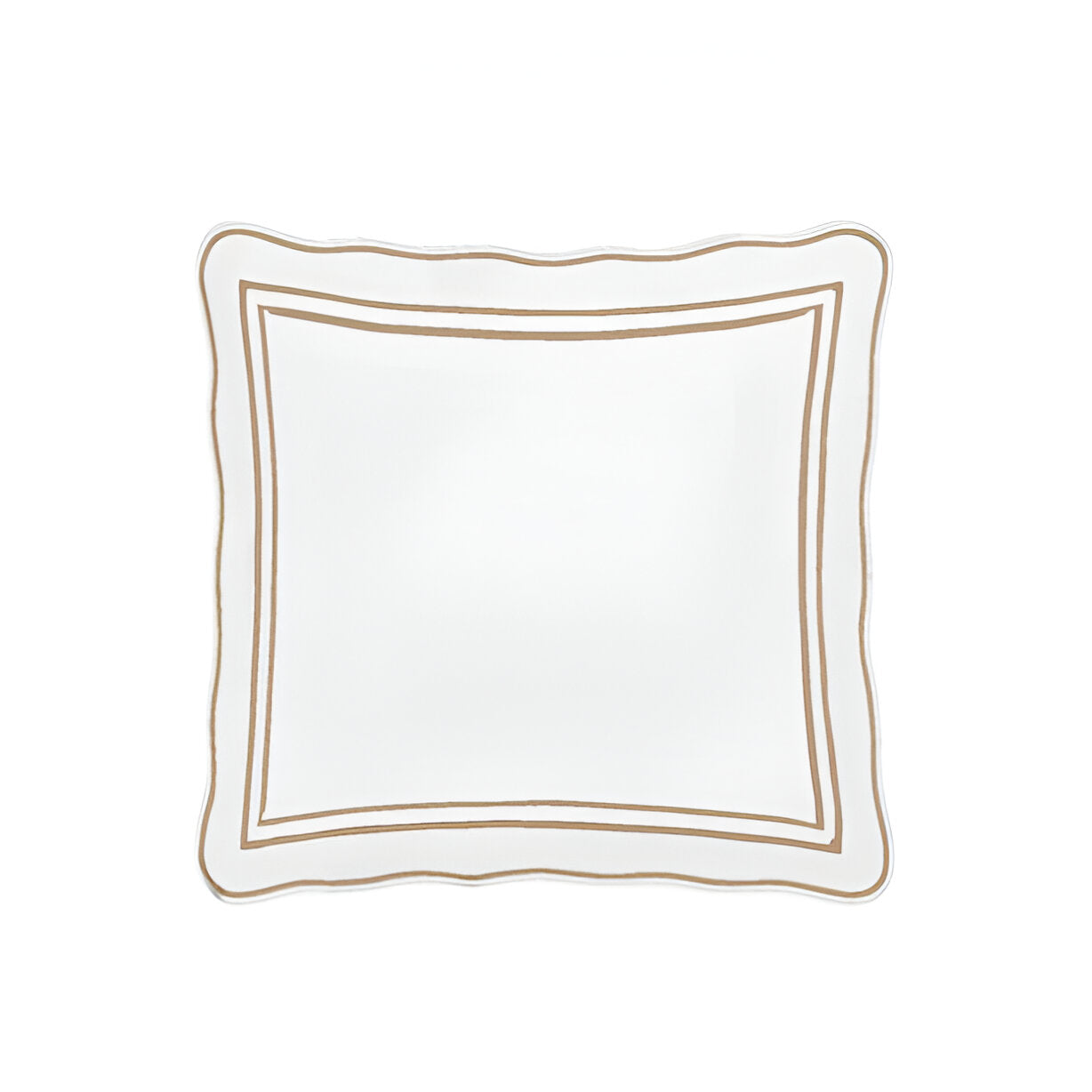 400TC Wavy Embroidery & Border Cotton Sateen Solid Duvet Cover Set