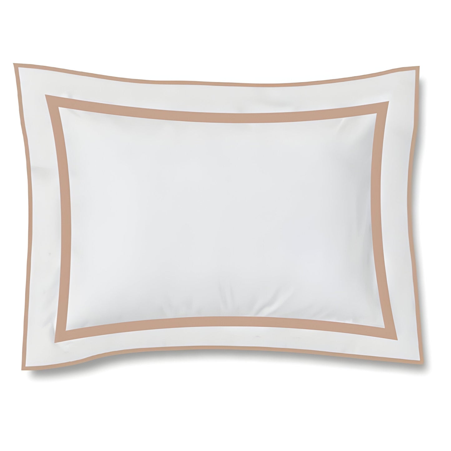 400TC Embroidery & Border Cotton Sateen Solid Duvet Cover Set