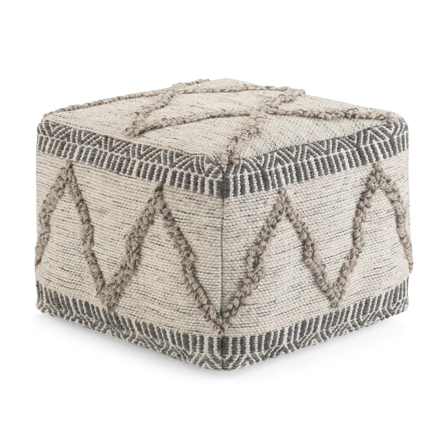 Sweeney 18 Inch Wide Square Pouf