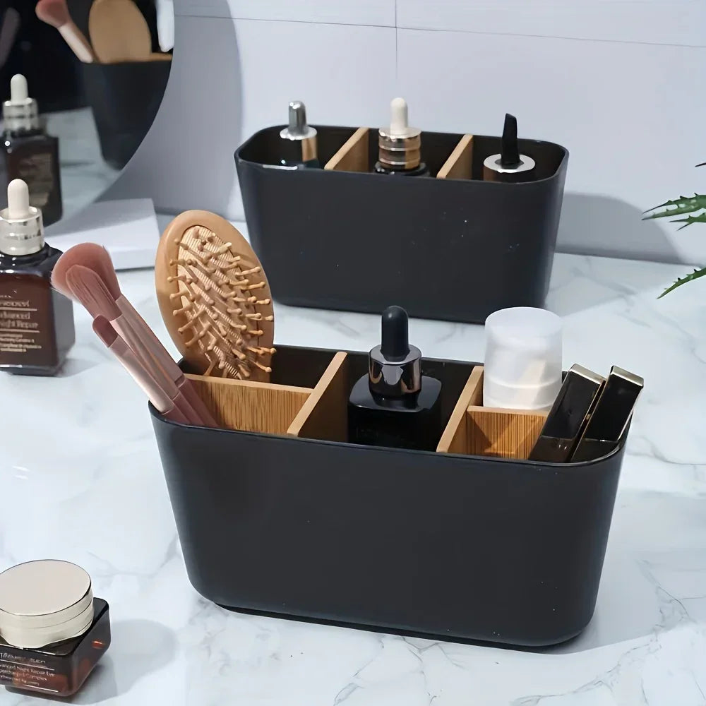 Toothbrush Holder - 5-slot Plastic Bathroom