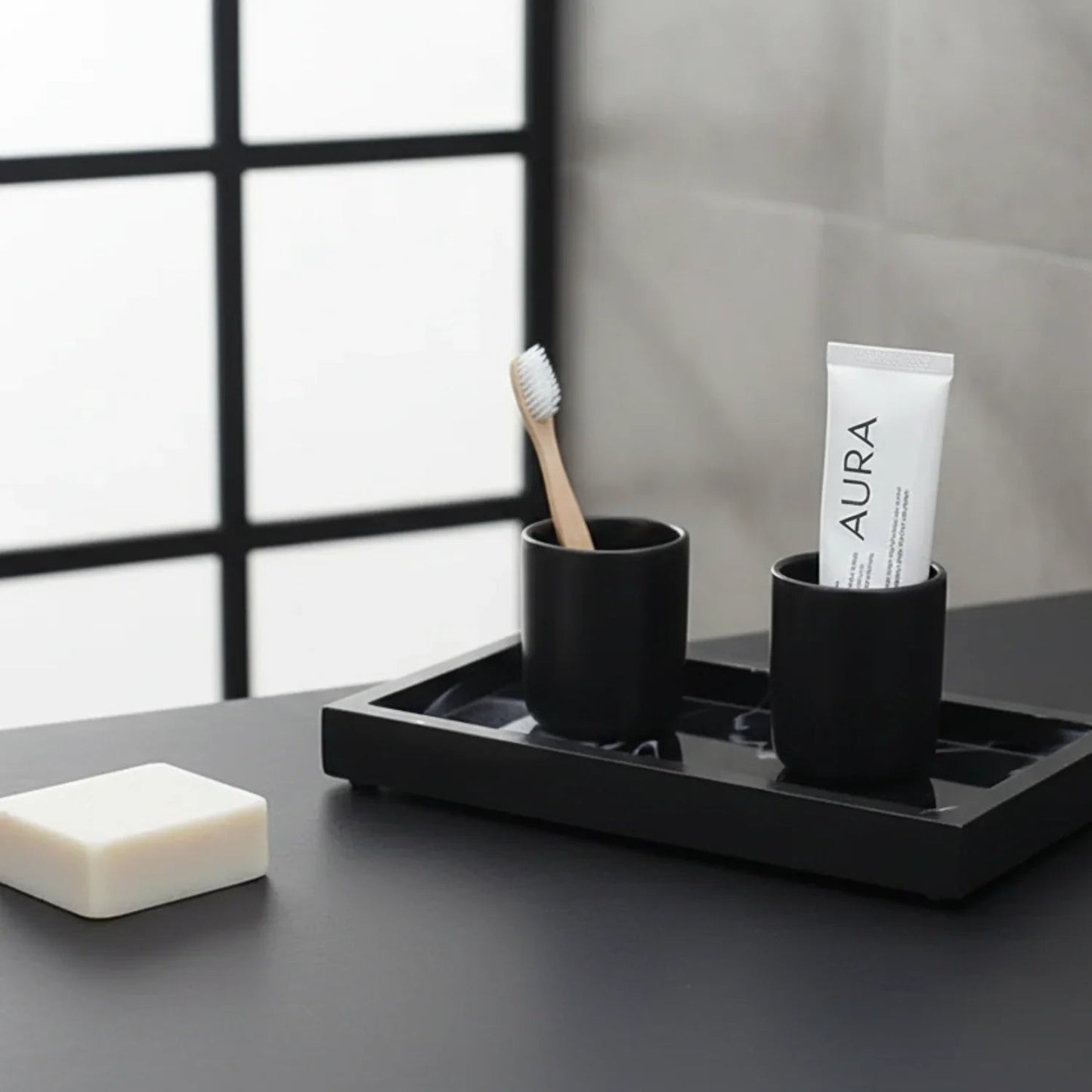 Tray - Bathroom Organizer White Small