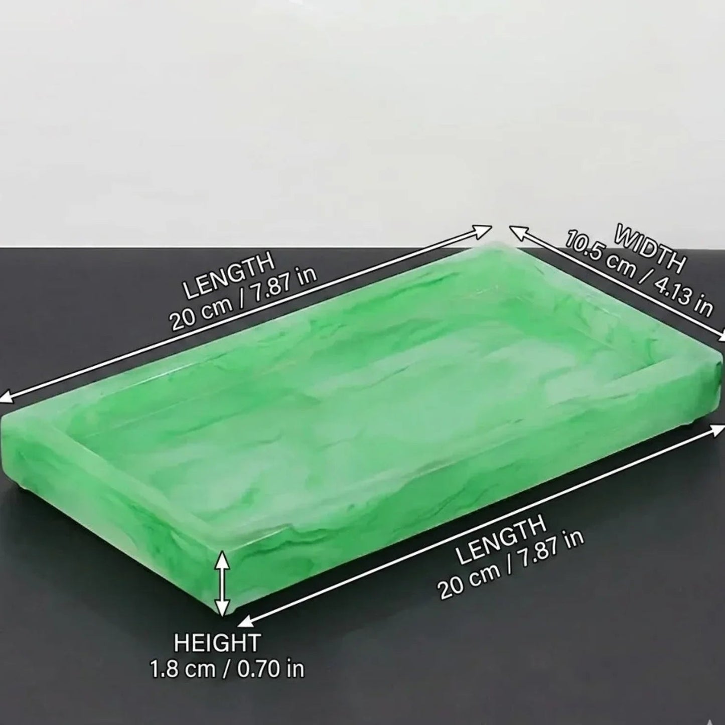 Tray - Bathroom Organizer White Small