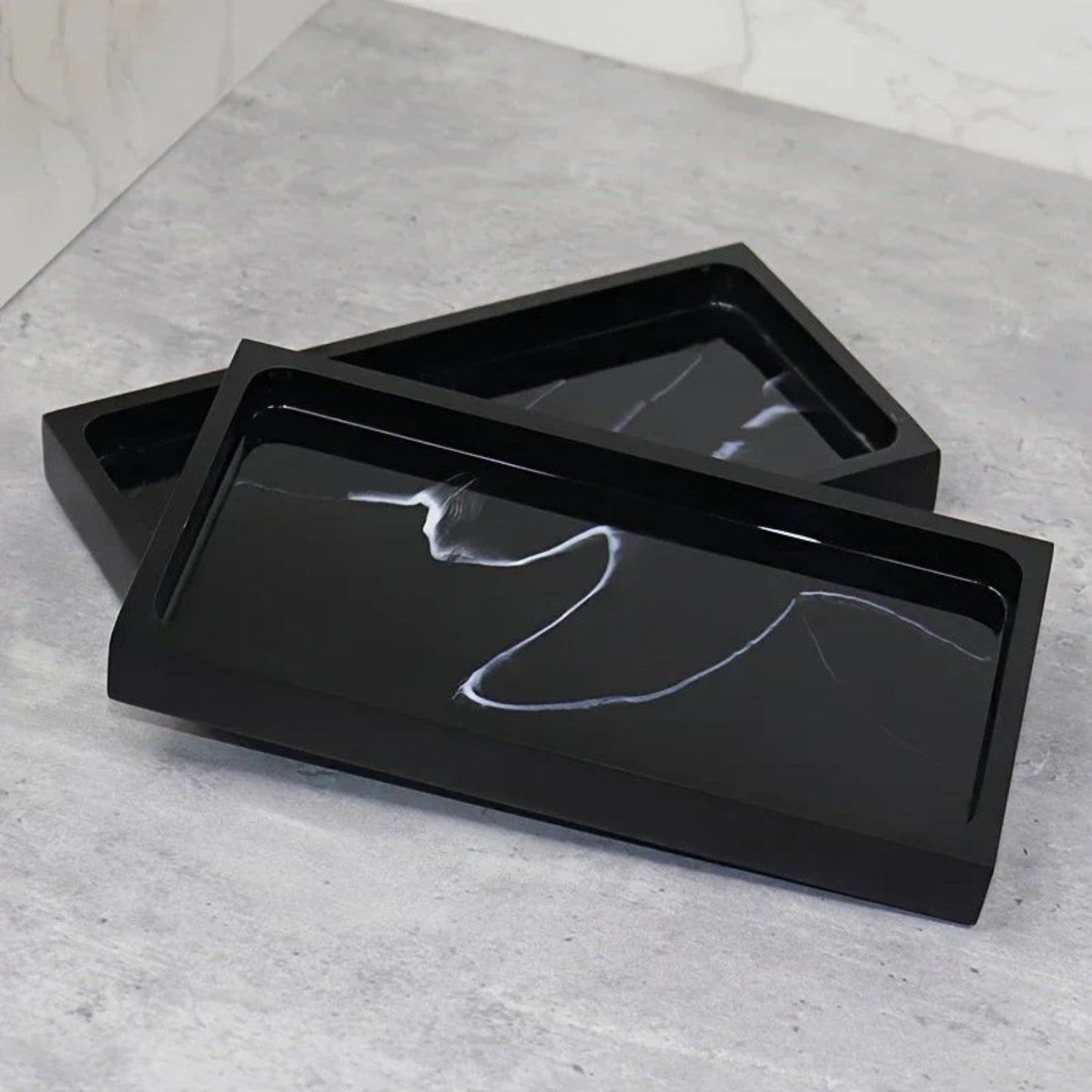 Tray - Bathroom Organizer White Small