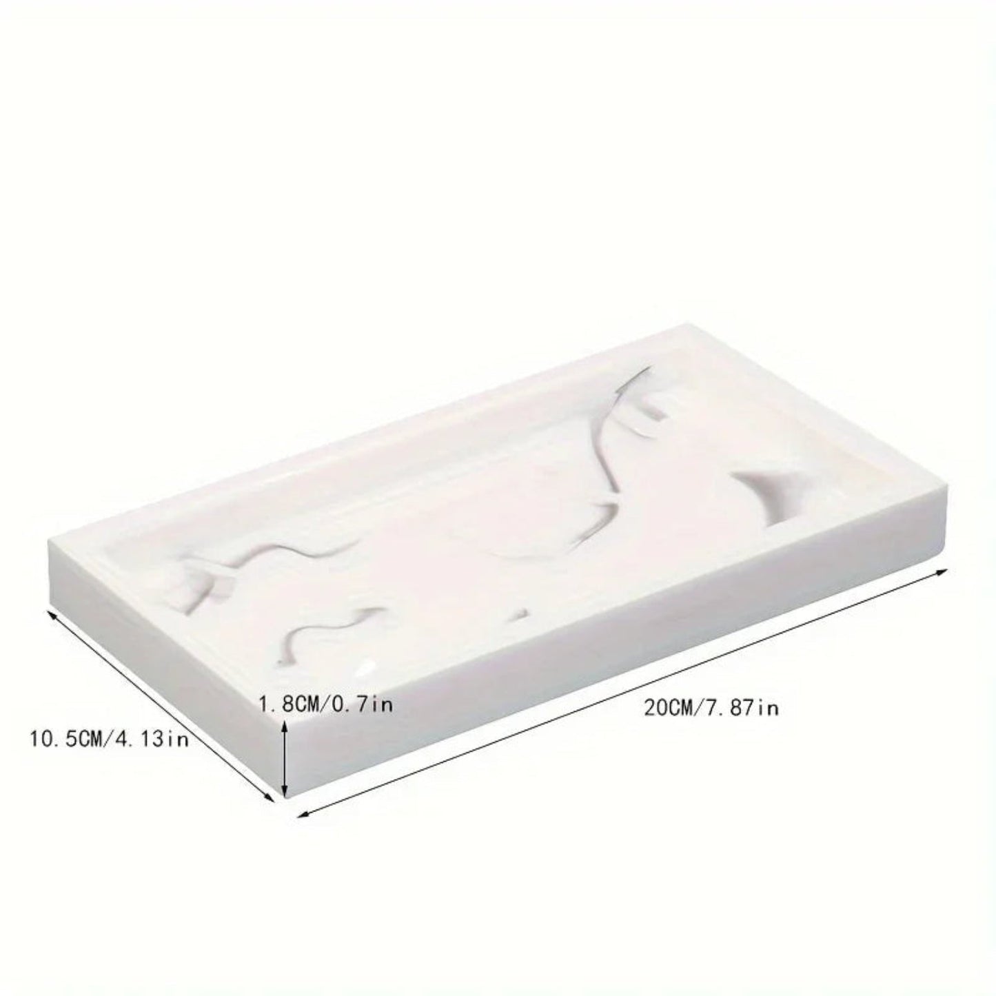 Tray - Bathroom Organizer White Small