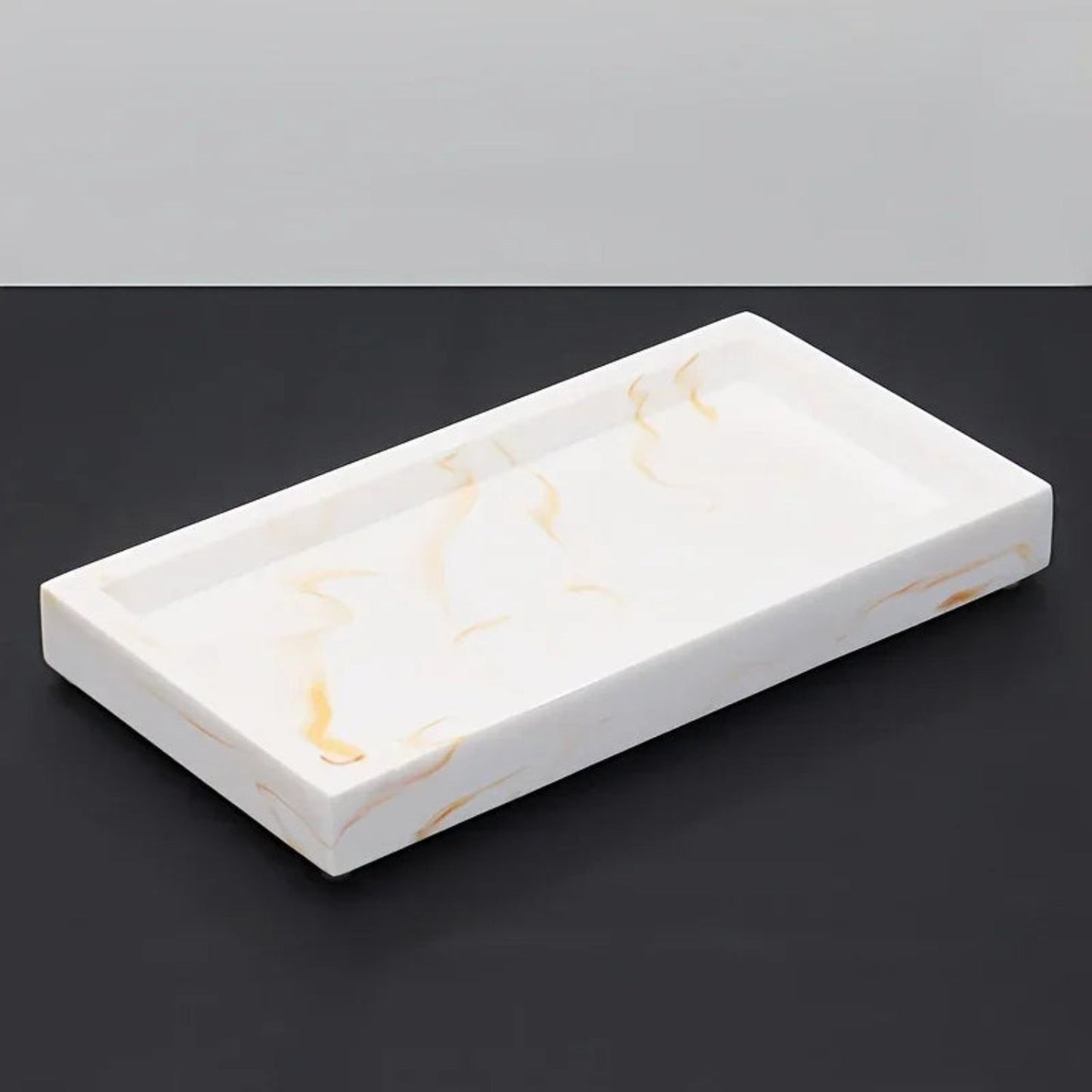 Tray - Bathroom Organizer White Small