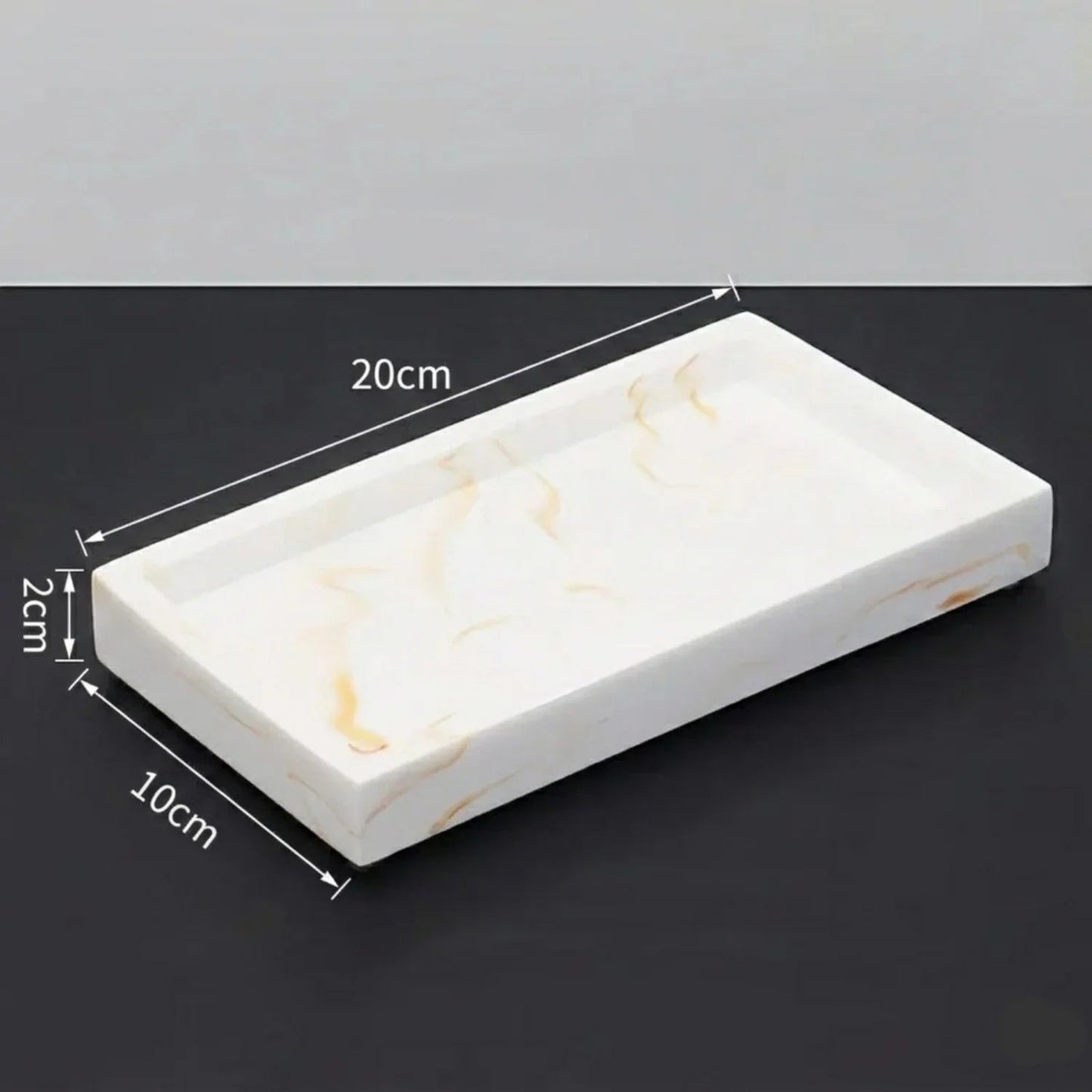 Tray - Bathroom Organizer White Small