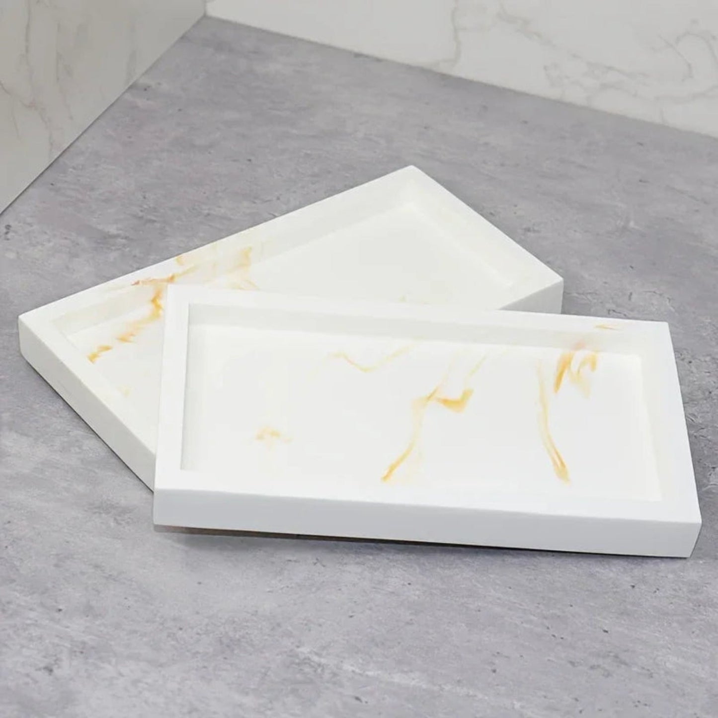 Tray - Bathroom Organizer White Small