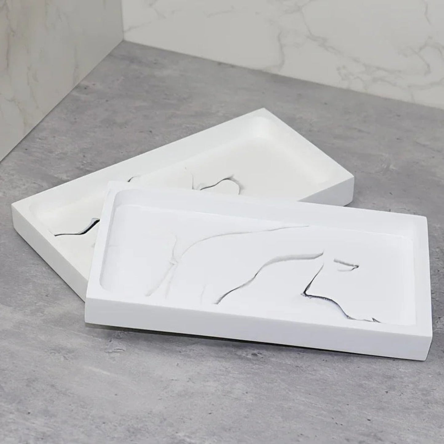 Tray - Bathroom Organizer White Small