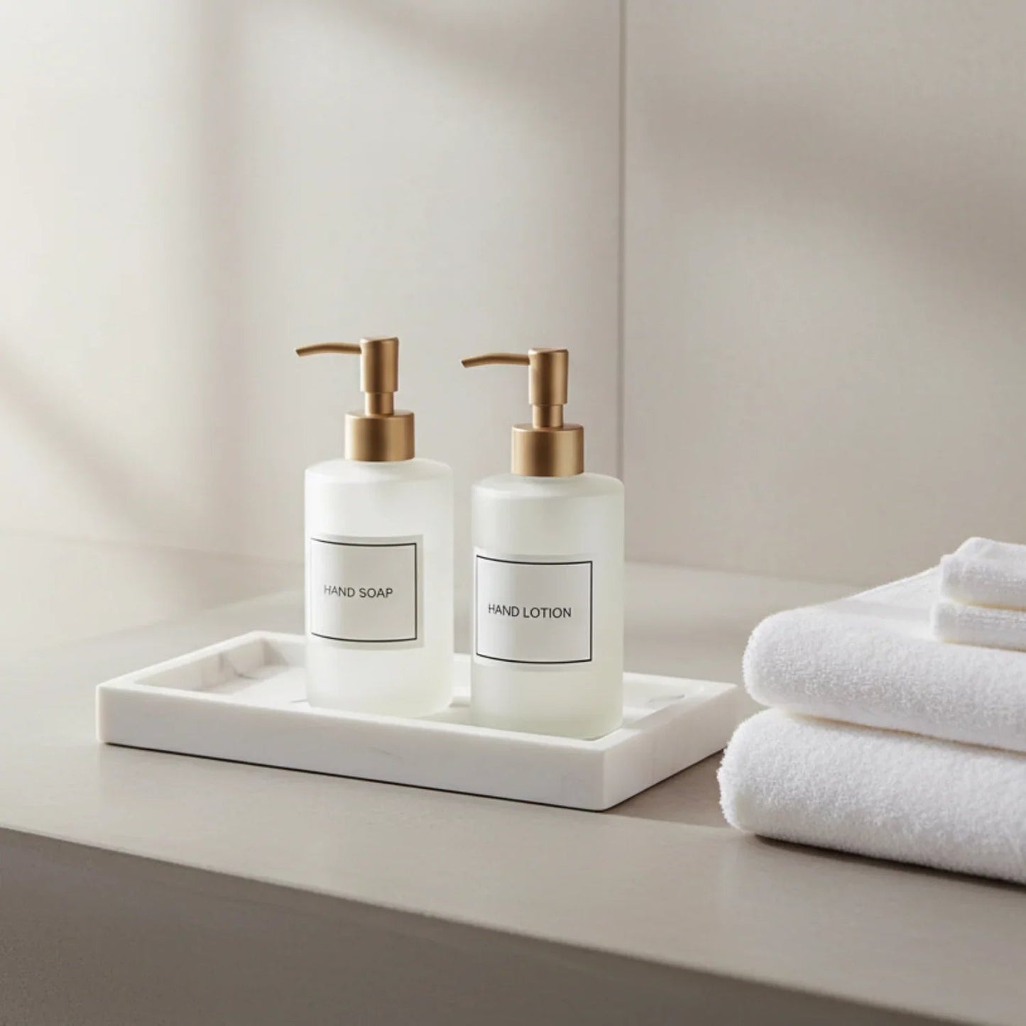 Tray - Bathroom Organizer White Small