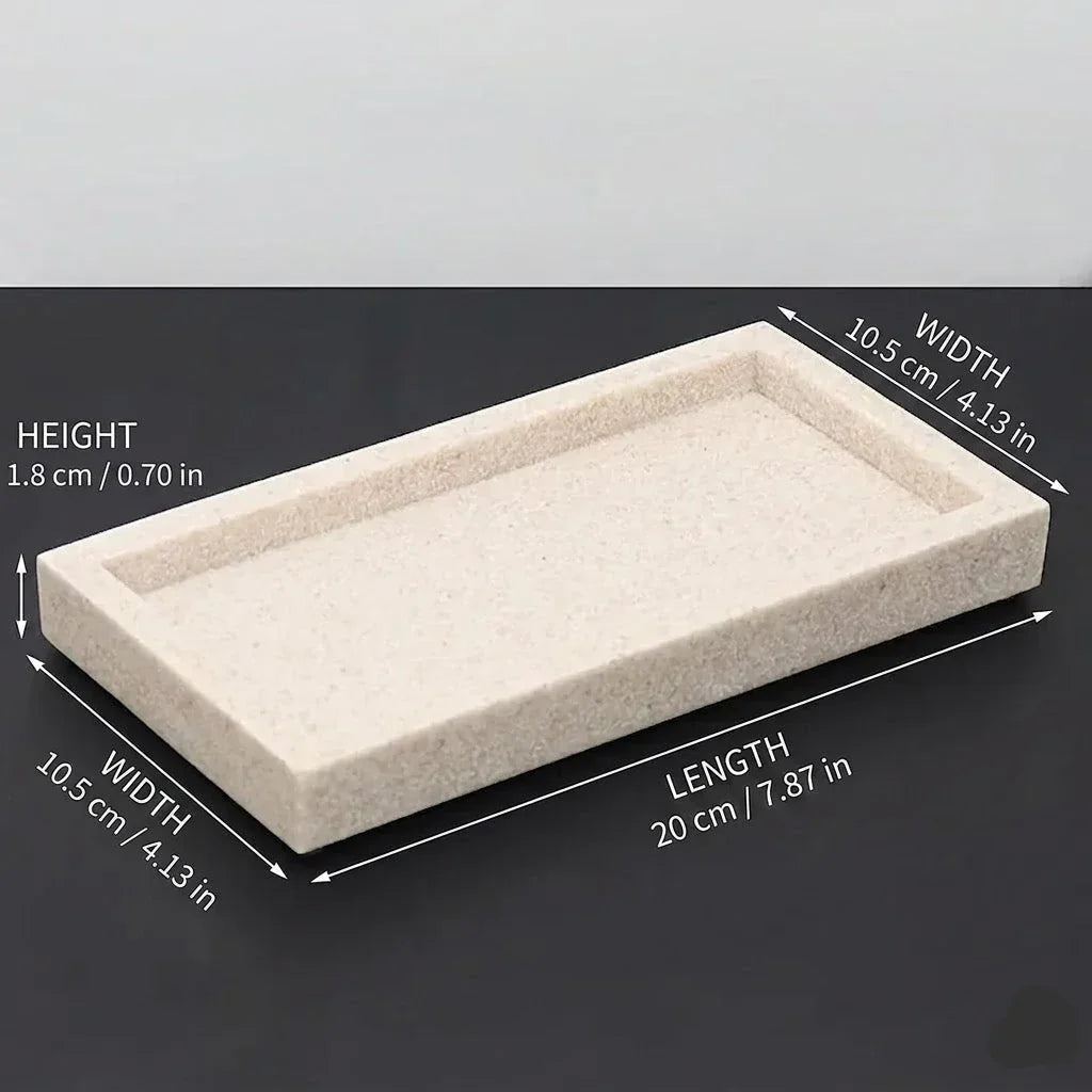 Tray - Bathroom Organizer White Small