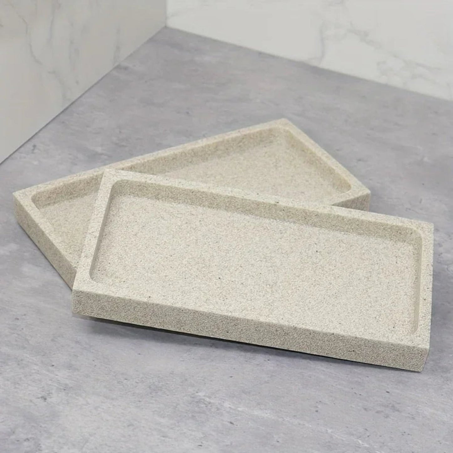 Tray - Bathroom Organizer White Small