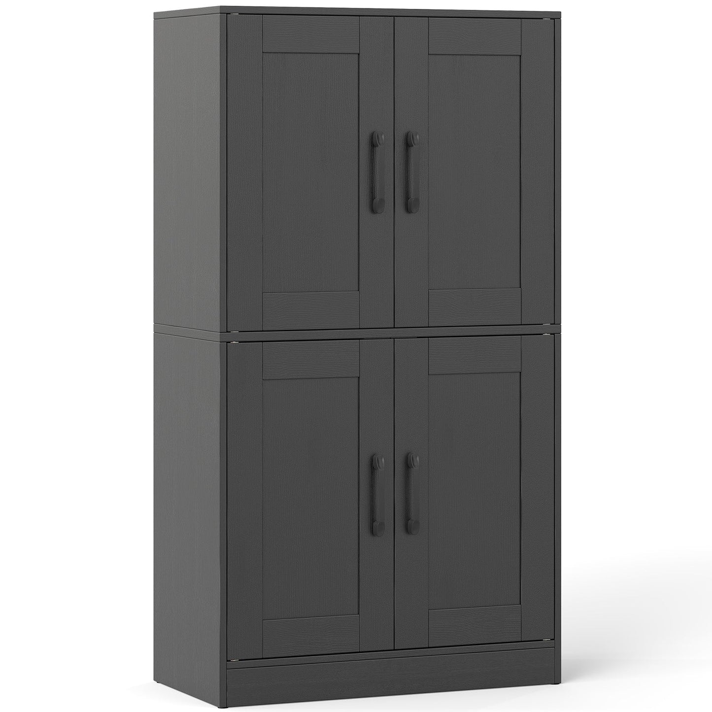 Bathroom Cabinet 43.5 inch Storage Cabinet with Doors and Adjustable Shelves
