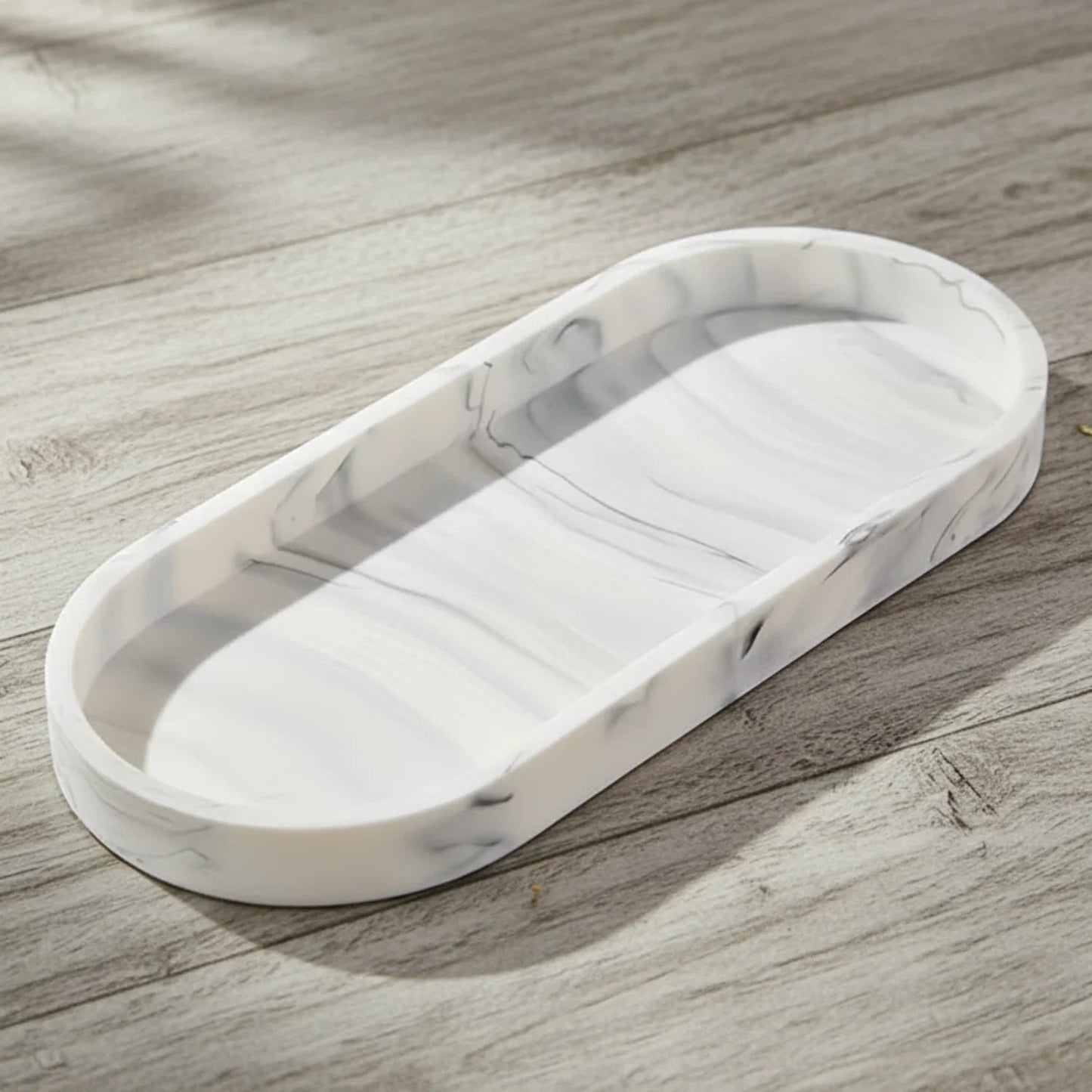 Vanity Tray - Bathroom Silicone Countertop Organizer