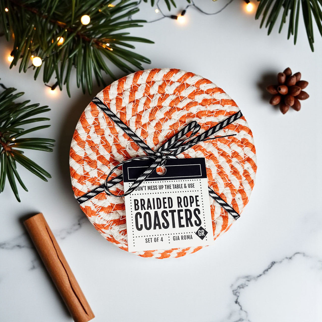 Fall Fabric Coasters