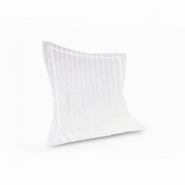 400TC Cotton Double Edge Embroidery Sateen Stripe Duvet Cover Set