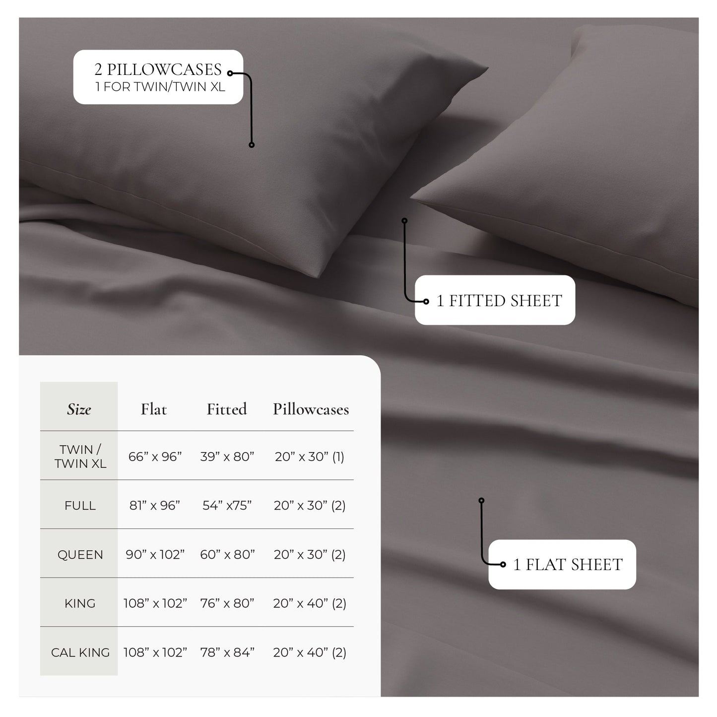 Viscose from Bamboo & Cotton Blend Jersey Knit Sheets