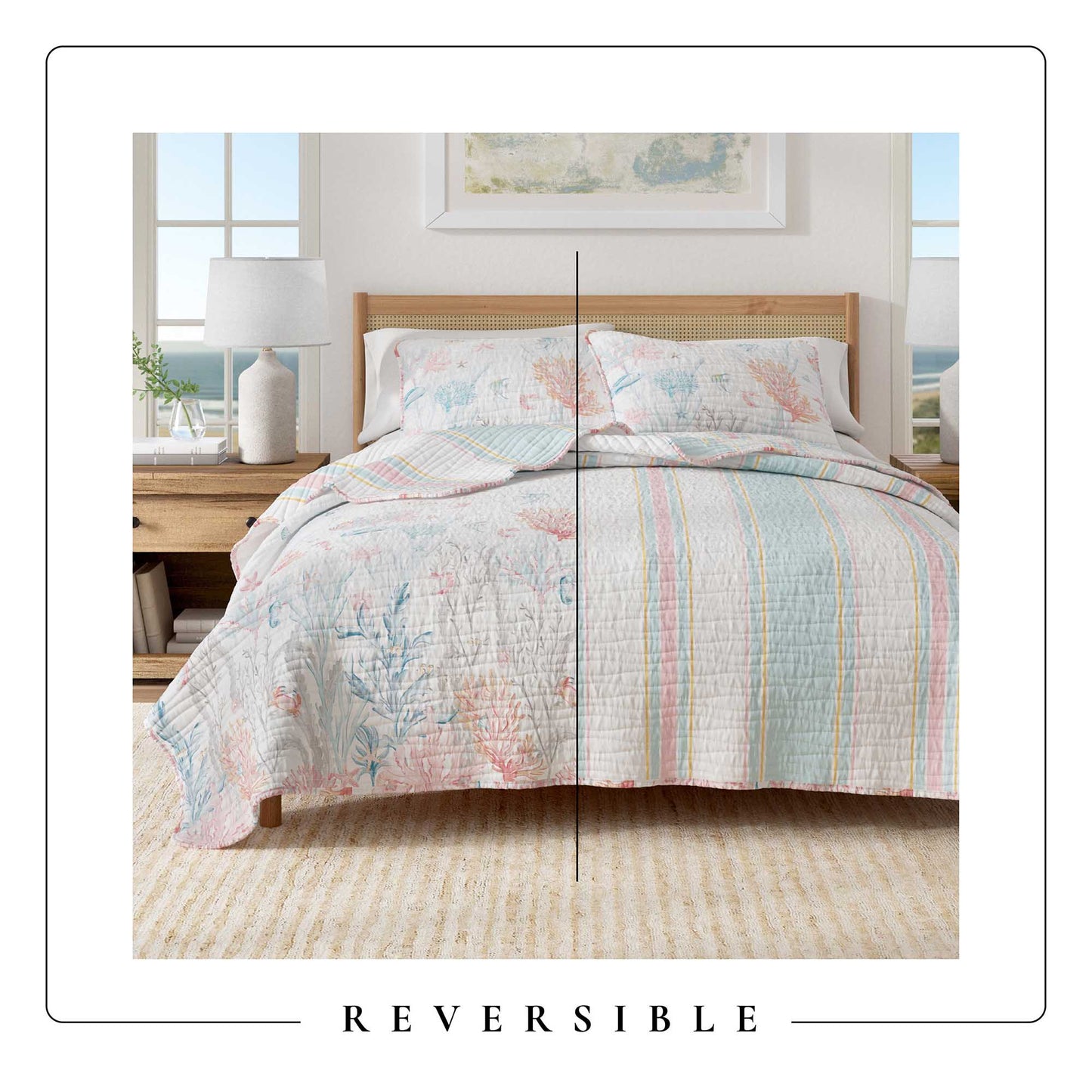 Coastal Coral Reef Quilt Set - Caymen Collection